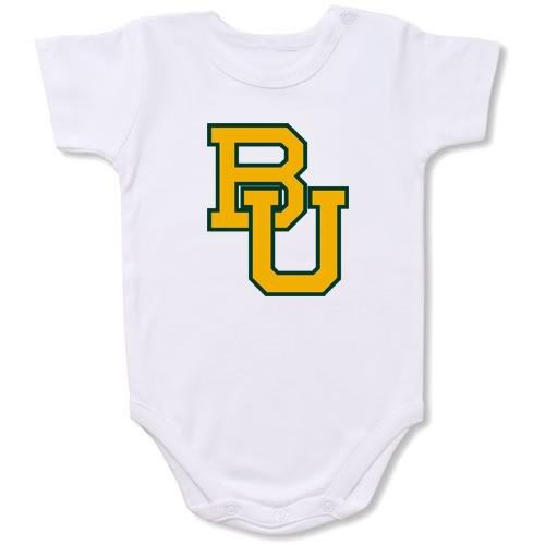 Baylor Bears Baby Bodysuit Creeper #02